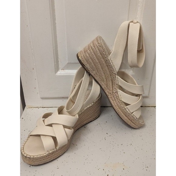 FRANCO SARTO CARMINA ESPADRILLE WEDGE BUCKLE UP SANDAL SOLD NOT FORSALE!!! - Picture 2 of 16